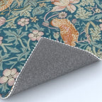 William Morris Strawberry Thief Green Rug Gallery Image 4