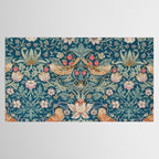 William Morris Strawberry Thief Green Tablecloth Gallery Image 2