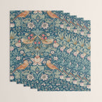William Morris Strawberry Thief Green Wrapping Paper Gallery Image 3