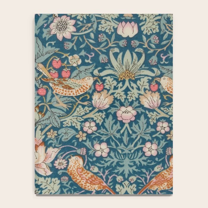 William Morris Strawberry Thief Green Notebook Gallery Image 4