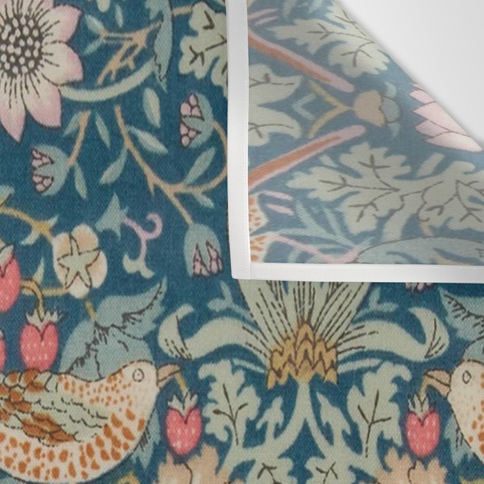 William Morris Strawberry Thief Green Wall Tapestry Gallery Image 3