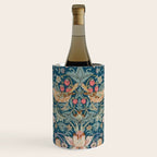 William Morris Strawberry Thief Green Wine Chiller Gallery Image 1