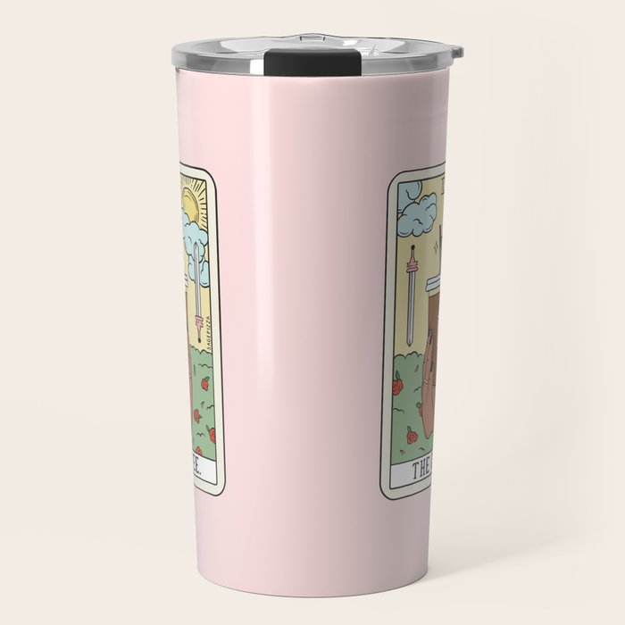 COFFEE READING UPDATED (DARK) Travel Mug Gallery Image 1