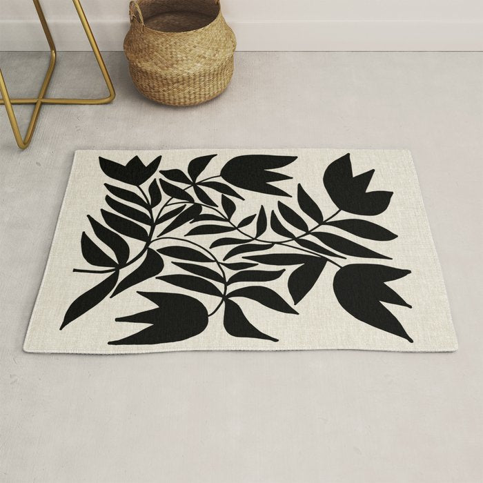 Triple Lip Vining Tulip Rug Gallery Image 1
