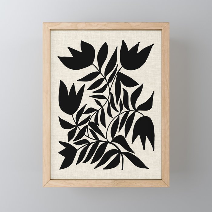 Triple Lip Vining Tulip Mini Art Print Gallery Image 1