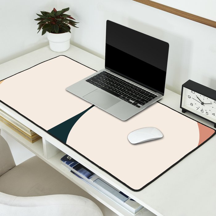 Almond Abstract XVII Desk Mat Gallery Image 2