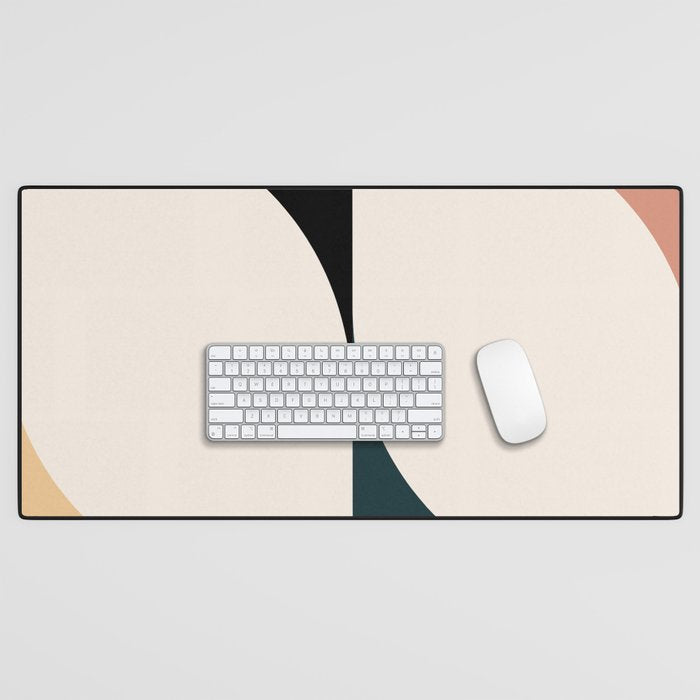 Almond Abstract XVII Desk Mat Gallery Image 1