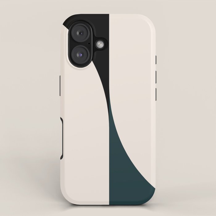 Almond Abstract XVII iPhone Case Gallery Image 1