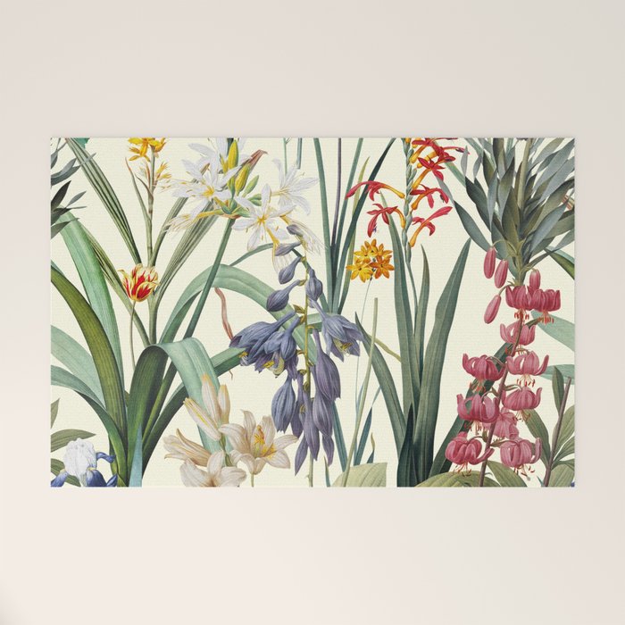 Vintage Garden XX Welcome Mat Gallery Image 1