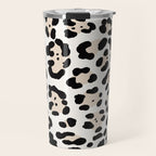 Snow Leopard Faux Travel Mug Gallery Image 1