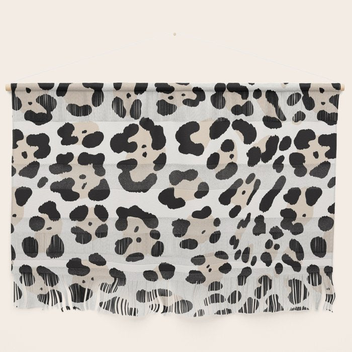 Snow Leopard Faux Wall Hanging Gallery Image 1