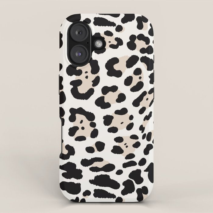 Snow Leopard Faux iPhone Case Gallery Image 1