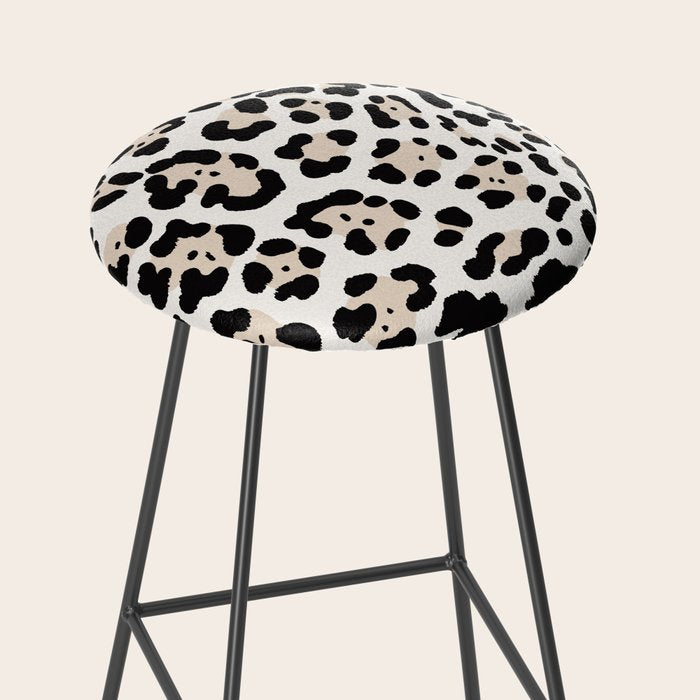 Snow Leopard Faux Stool Gallery Image 2
