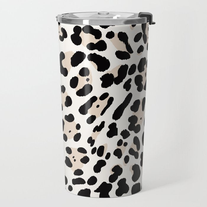 Snow Leopard Faux Travel Mug Gallery Image 2