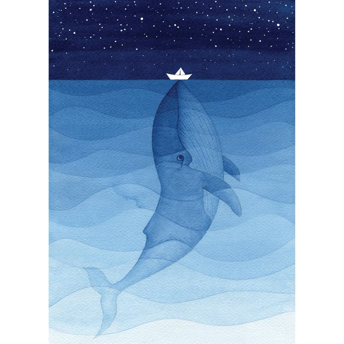 Whale blue ocean Coffee Mug Gallery Image 2