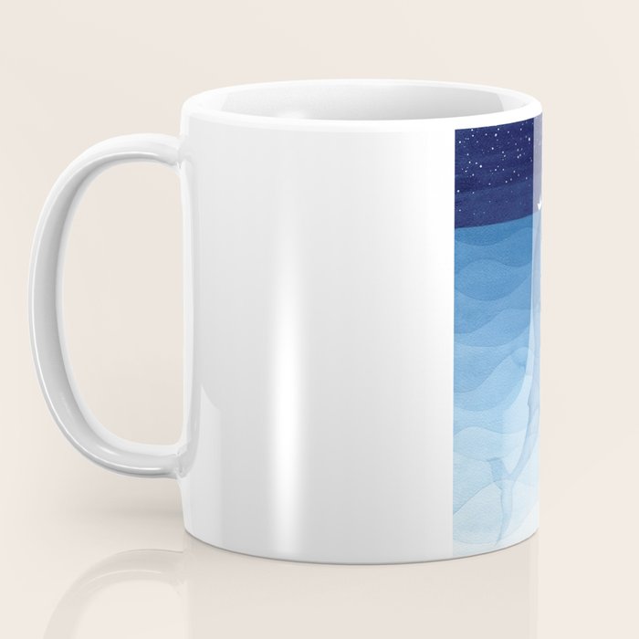 Whale blue ocean Coffee Mug Gallery Image 3