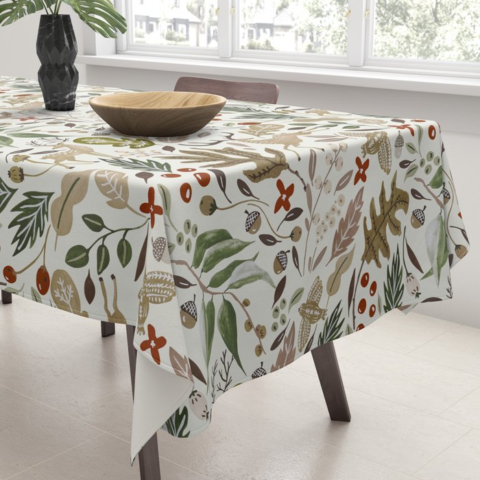 Christmas in the wild nature Tablecloth Gallery Image 3