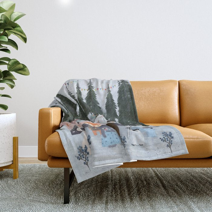 ice cream time Throw Blanket Gallery Image 1