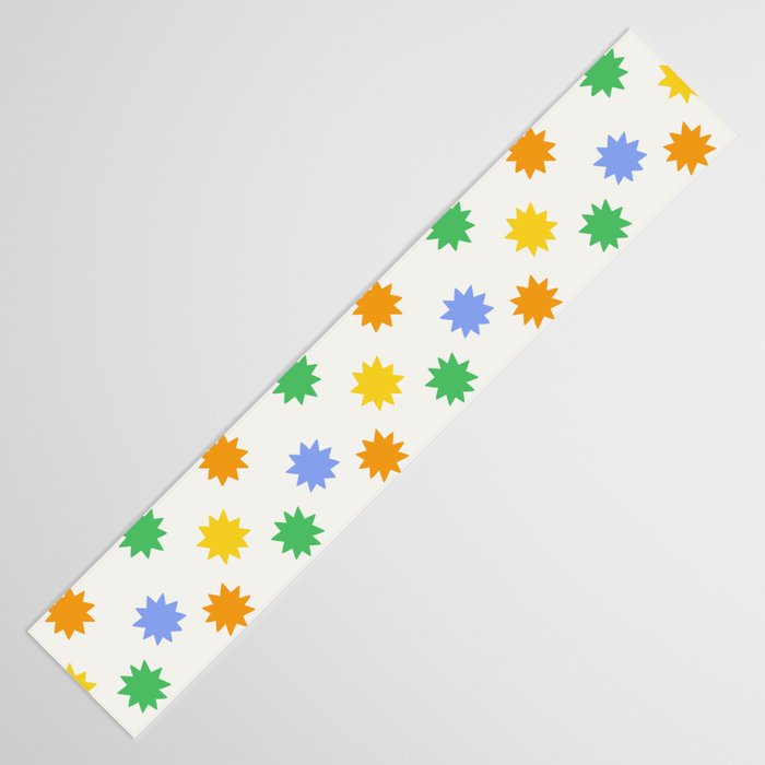 Colorful star shpe cartoon pattern Table Runner Gallery Image 3