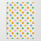 Colorful star shpe cartoon pattern Poster Gallery Image 4