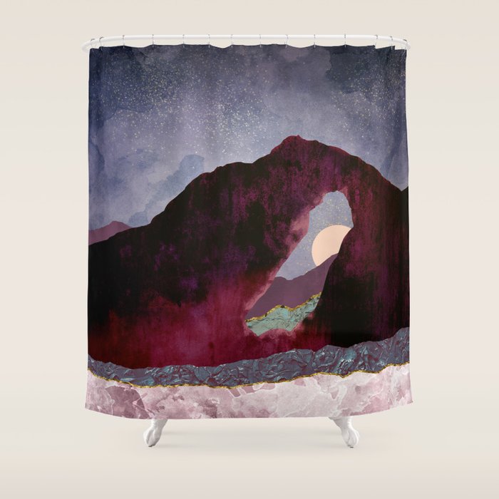 Desert Perspective Shower Curtain Gallery Image 1