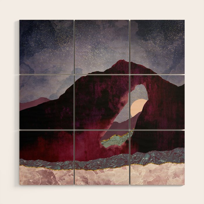 Desert Perspective Wood Wall Art Gallery Image 1