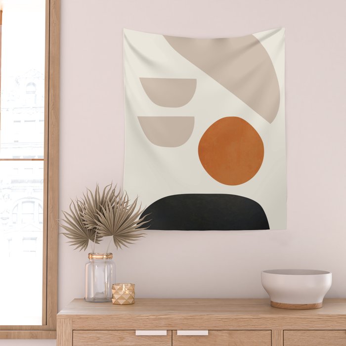 abstract minimal 62 Wall Tapestry Gallery Image 2