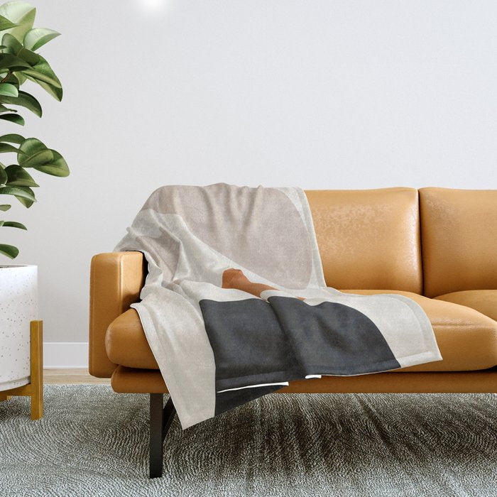 abstract minimal 62 Throw Blanket Gallery Image 1
