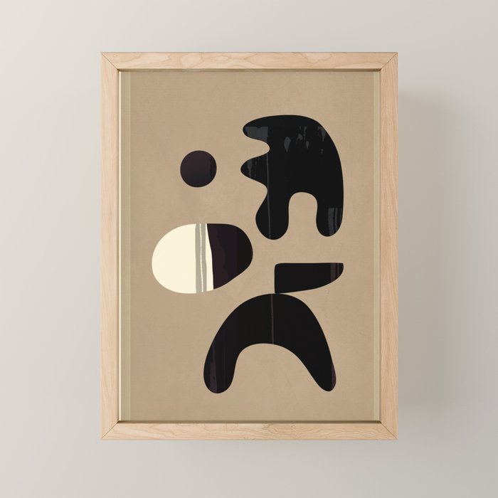 Shape Movement Geometry 04 Mini Art Print Gallery Image 1