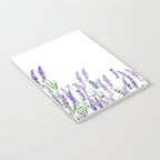lavender watercolor horizontal Notebook Gallery Image 3