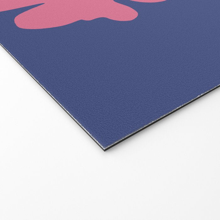 Pink flower pot with Stripe  Welcome Mat Gallery Image 2