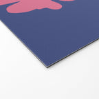 Pink flower pot with Stripe  Welcome Mat Gallery Image 2