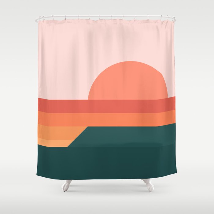 Sunseeker 08 Landscape Shower Curtain Gallery Image 1