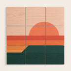 Sunseeker 08 Landscape Wood Wall Art Gallery Image 1