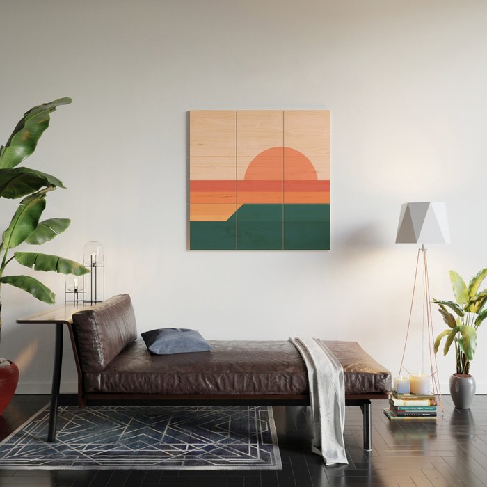 Sunseeker 08 Landscape Wood Wall Art Gallery Image 2
