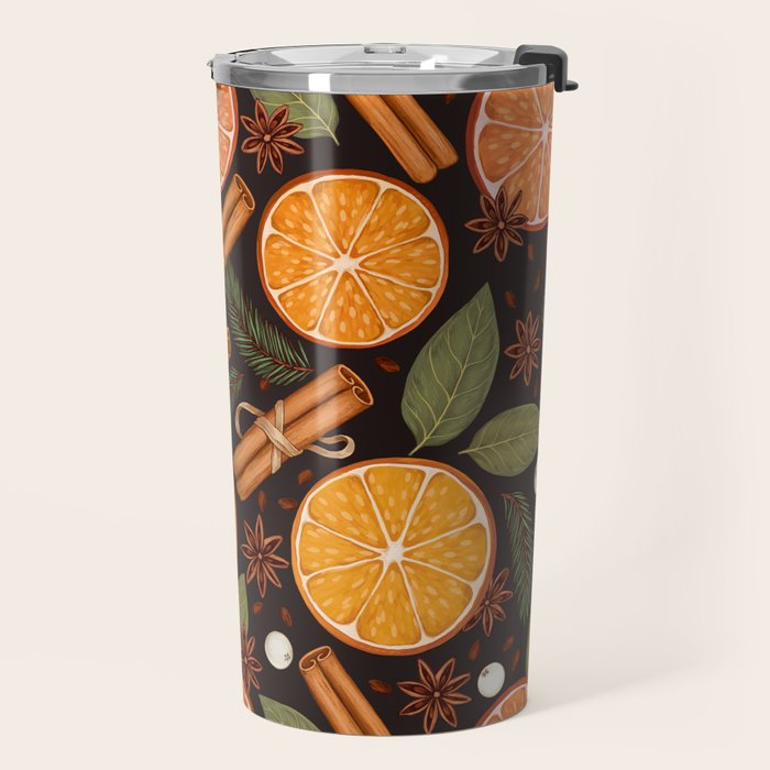 Winter Spice in Charcoal Travel Mug Gallery Image 2
