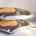 Winter Spice in Charcoal Pillow Sham Gallery Image 3