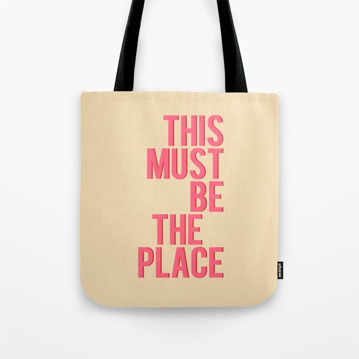 This Must Be The Place Tote Bag Gallery Image 1