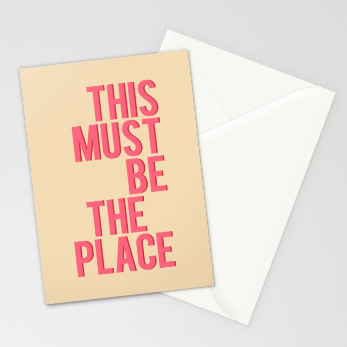 This Must Be The Place Stationery Card Gallery Image 2