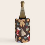 Cute Christmas Brown Wine Chiller Gallery Image 2