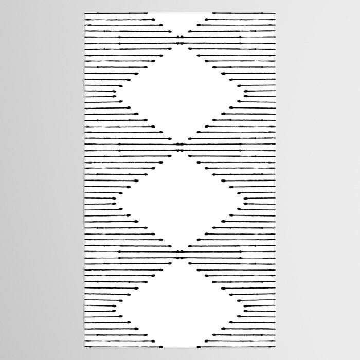 Grid (Golden Brown) Tablecloth Gallery Image 2