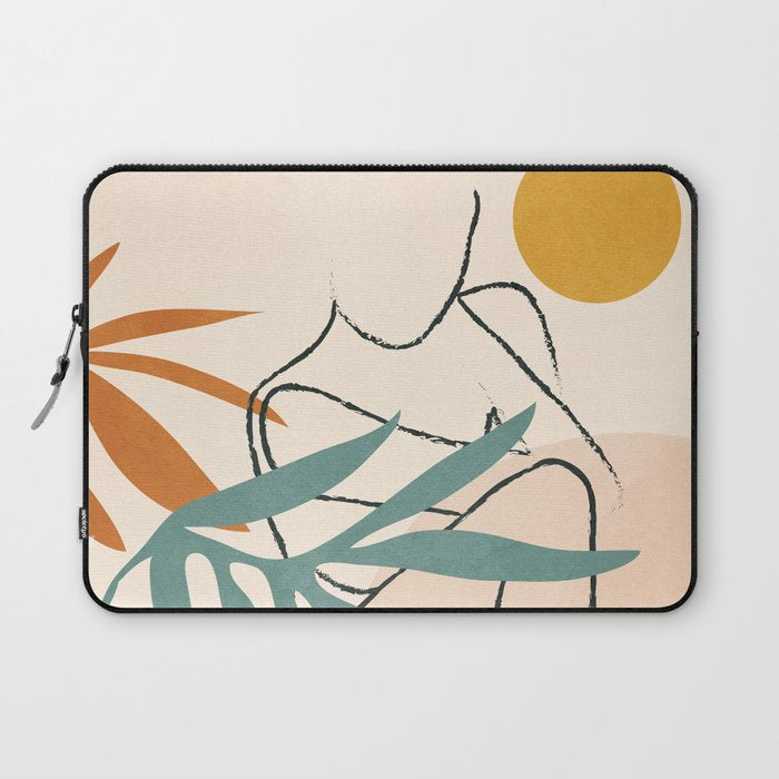 Minimal Line in Nature II Laptop Sleeve Gallery Image 1