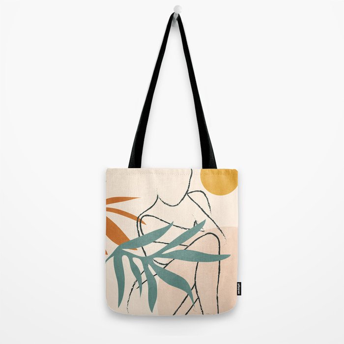 Minimal Line in Nature II Tote Bag Gallery Image 2