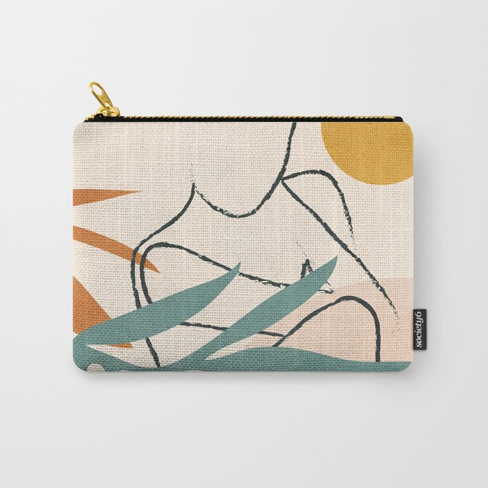 Minimal Line in Nature II Carry All Pouch Gallery Image 1