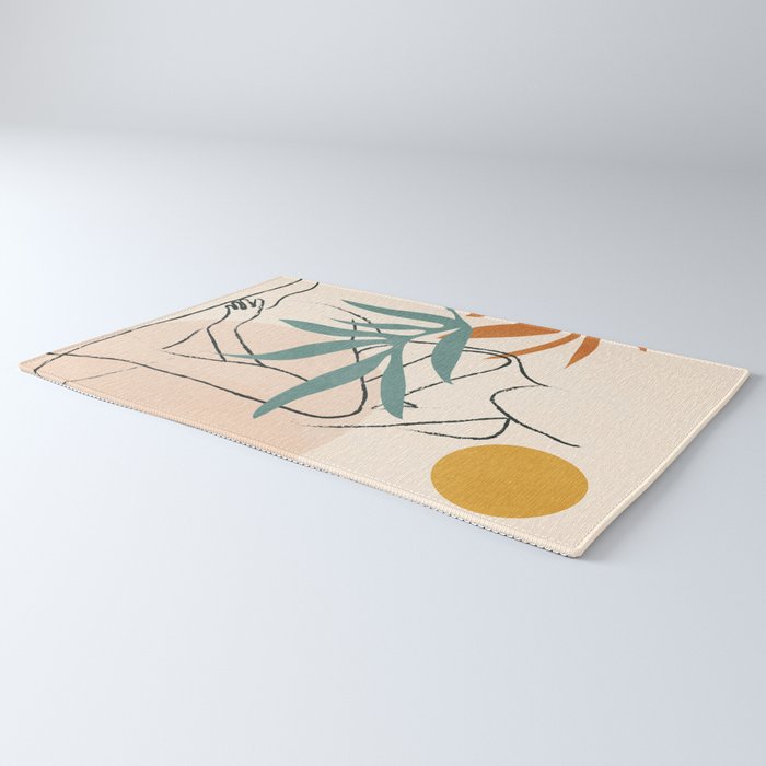 Minimal Line in Nature II Rug Gallery Image 3