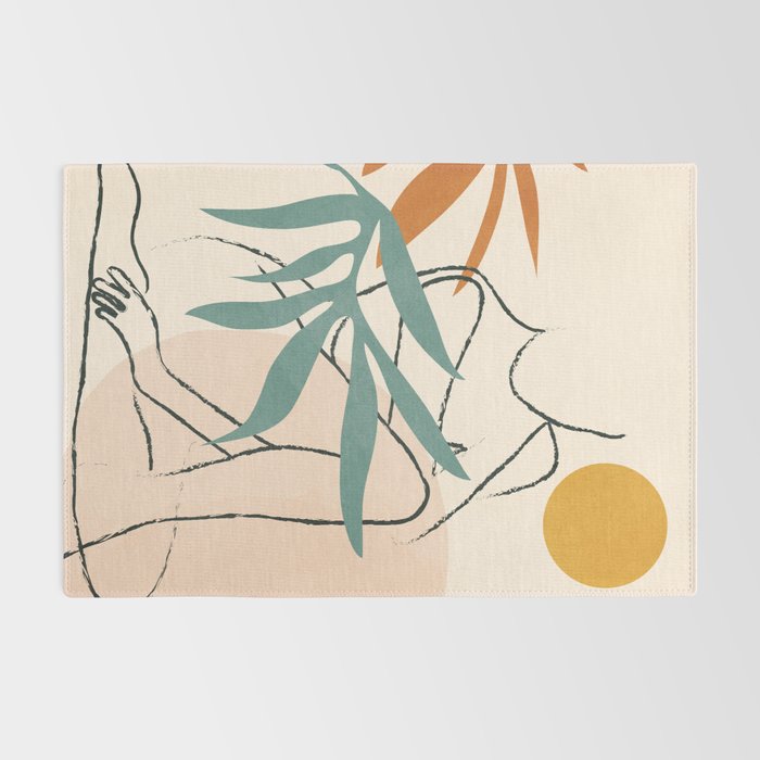 Minimal Line in Nature II Rug Gallery Image 2