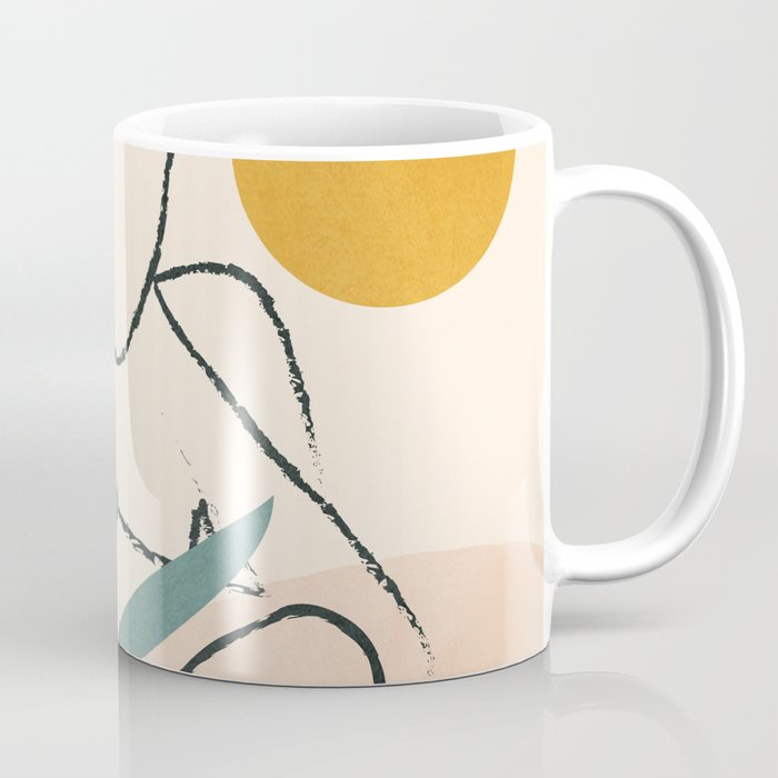 Minimal Line in Nature II Coffee Mug Gallery Image 1