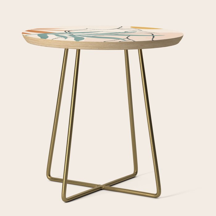 Minimal Line in Nature II Side Table Gallery Image 1