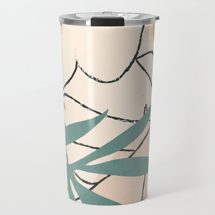Minimal Line in Nature II Travel Mug Gallery Image 1