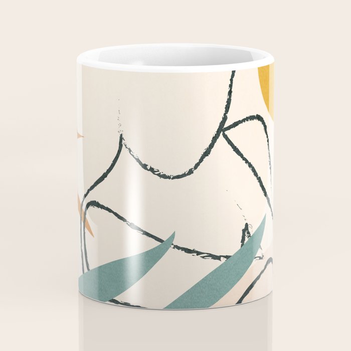 Minimal Line in Nature II Coffee Mug Gallery Image 4
